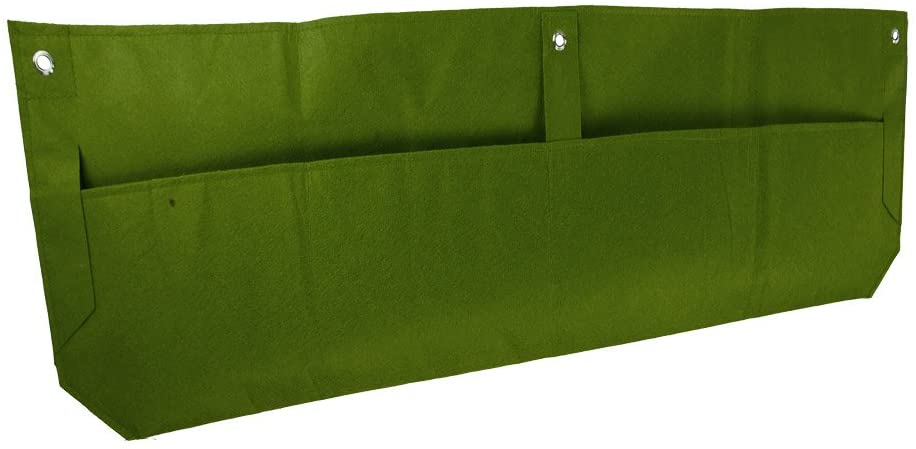 Green Double Layer Anti Water Leakage Fabric Living Diy Vertical Garden Wall Growing Bags For Home Garden Indoor Outdoor