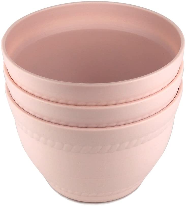 3PCS GardeningWill Platics Colorful Ceramic Planter 6-Inch