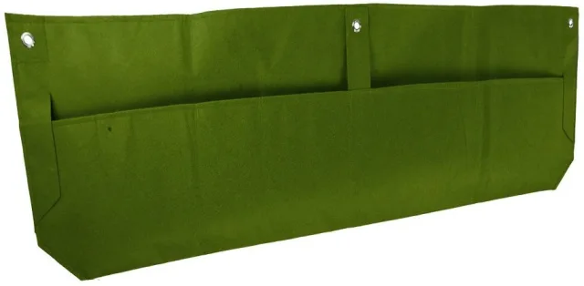 Blue Double Layer Anti Water Leakage Fabric Living Diy Vertical Garden Wall Growing Bags For Home Garden Indoor Outdoor