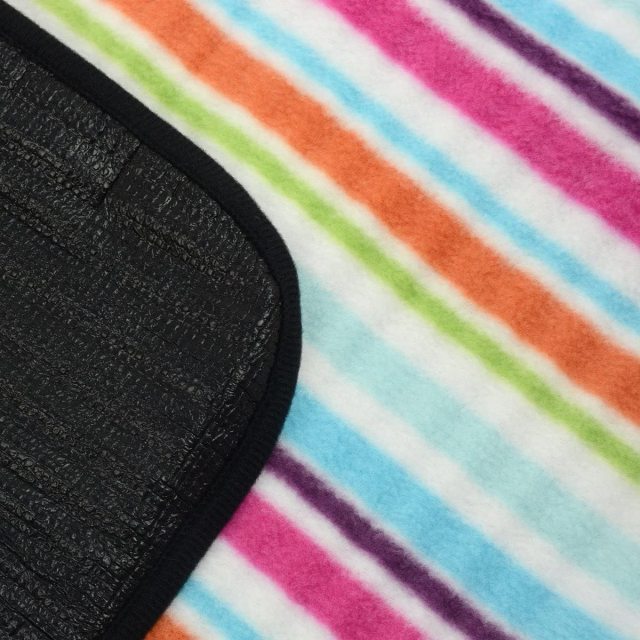 Folding Colorful Stripes Outdoor Waterproof Beach Camping Picnic Baby Crawling Mat