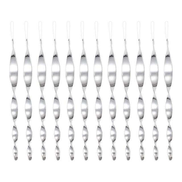 12Pcs Spiral Shape Hanging Reflective Bird Scare Repellent Rods for Garden Yard Spike Pest Control Bird Repellent