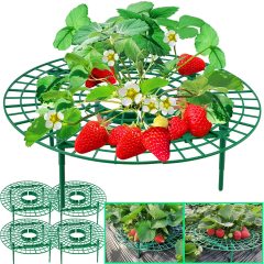 10 Packs Strawberry Plant Support Growing Frame, Keeping Fruit Elevated to Avoid Ground Rot and Dirt