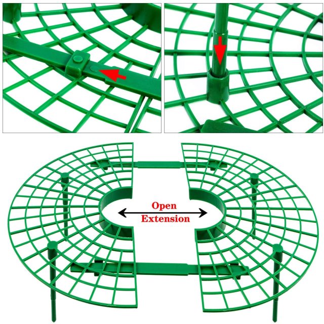 10 Packs Strawberry Plant Support Growing Frame, Keeping Fruit Elevated to Avoid Ground Rot and Dirt