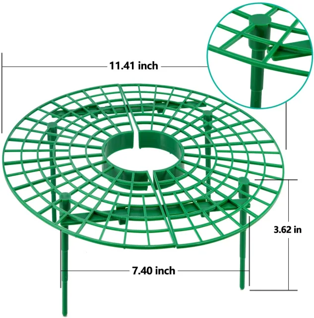 10 Packs Strawberry Plant Support Growing Frame, Keeping Fruit Elevated to Avoid Ground Rot and Dirt