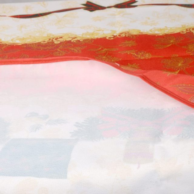 Christmas Design 57"(145cm) Engineered Printed Fabric Tablecloth Xmas Style