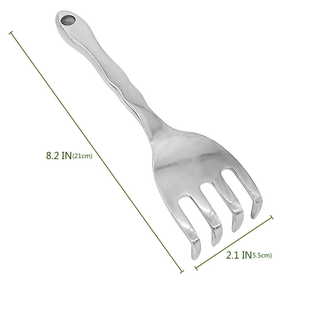 Set of 2 Aluminum Heavy Duty Gardening Hand Transplant Trowel, Cultivator Hand Rake