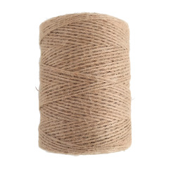 Natural Jute Twine 600 Feet, 2mm Thick Brown String for Crafting, Gift Wrapping, Gardening, Knitting, and DIY Projects