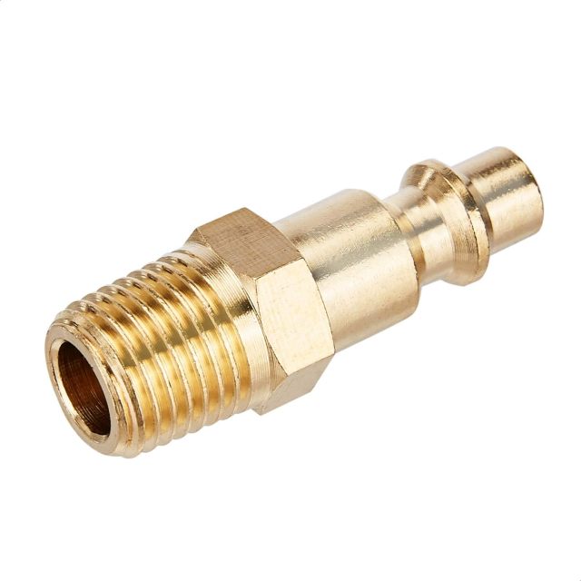 Quick Connect Air Fittings 1/4-Inch NPT Industrial Coupler & Plug Kit for Air Compressor Hose - Universal Interchangeable (8-Piece)