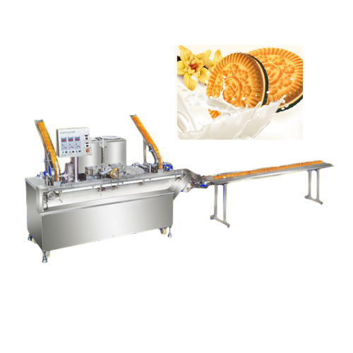 single-row double-color cream jam biscuit sandwich machine