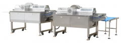 Industrial Toast Crust Remover XYD-QP1 - High-Speed Automatic Crust Removal with U-Type & Linear Layout Options