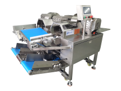 Industrial Toast Crust Remover XYD-QP1 - High-Speed Automatic Crust Removal with U-Type & Linear Layout Options