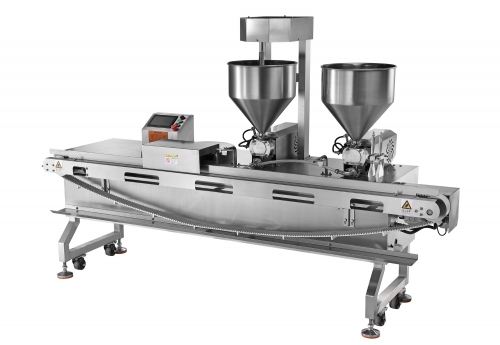 XYD-F2 Automatic Dual-Filling Bread Cut & Sandwich Machine - 60-130 pcs/min - 304 Food Grade Stainless Steel