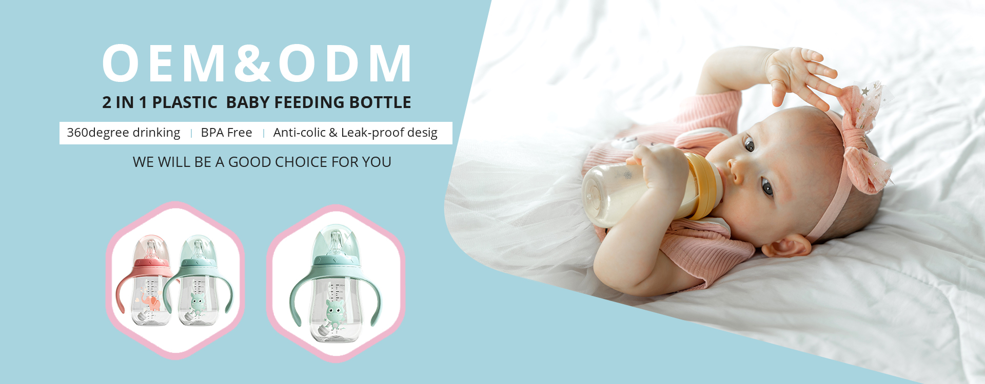 2oz Mini Baby Feeding Bottle Soft Silicone Nipple for Kids - China