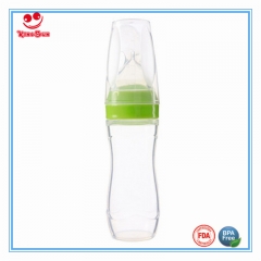 120ml Muti-functional Squeeze Silicone Spoon Feeder