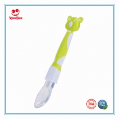 High Quatity Cutlery for Baby Feeding Silicone Spoon Dinnerware