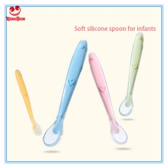 Health Soft Silicone Spoon For Feeding Baby