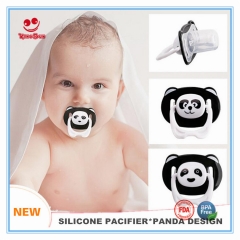 Food Grade Dummy Panda Cartoon Baby Pacifiers