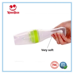 120ml Muti-functional Squeeze Silicone Spoon Feeder