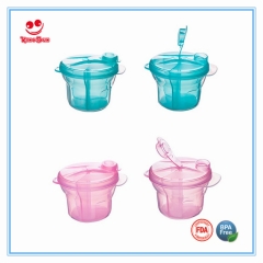 Rotation Milk Formular Cup with 3 Division Dispenser