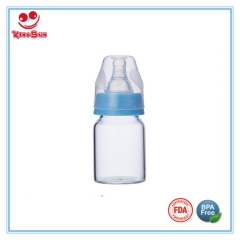 Anti Colic Borosilicate Glass Feeder Baby Feeding Bottle