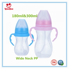 6oz/8oz/10oz Food Grade Newborns Baby Milk Bottle