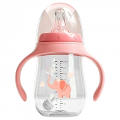 240ML Plastic Baby Bottles With Handle