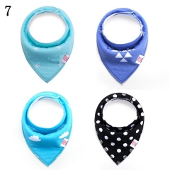 Double Layers 4PCS Packing Baby Cotton Bibs