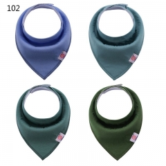 Double Layers 4PCS Packing Baby Cotton Bibs