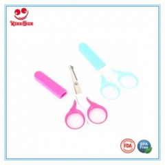 Best Newborn Nail Clipper Double Color Nail Scissors with Cover