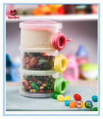 Three-layer Milk Powder Dispenser Storage Box