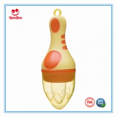 Ice Cream Shape Silicone Food Feeder Teether for Infant