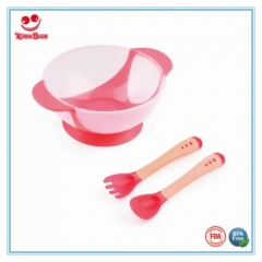 Baby Suction Feeding Bowl with Sensor Spoon