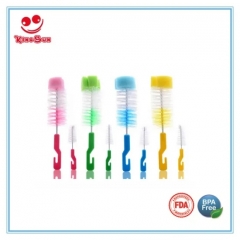 High Efficiency Nylon Baby Bottle Cleaning Brushes