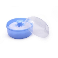 BPA Free Plastic Baby Powder Puff Container