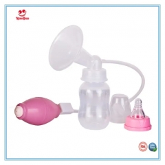 Breast Relever Pump Feeding Use Manual Breast Pump with Bottle