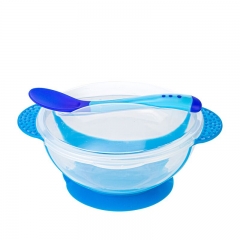 Baby Suction Feeding Bowl with Sensor Spoon