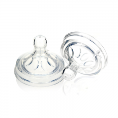 Wide Neck Feeding Bottle Silicone Nipple