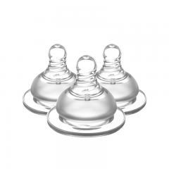 Wide Neck Silicone Baby Bottle Nipple