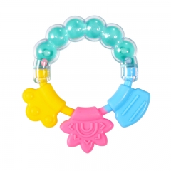 Rattle Silicone Baby Teether Toy