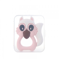 Silicone Squirrel Teething Toy Teether