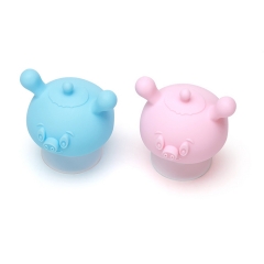 Infant Mushroom Baby Silicone Teether Cartoon Pig Baby Products