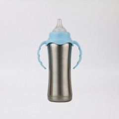 Thermos Insulated Baby Feeding Bottle with Handles 180ml/240ml