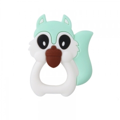 Silicone Squirrel Teething Toy Teether