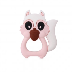 Silicone Squirrel Teething Toy Teether