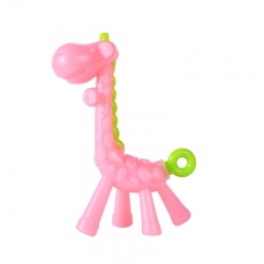 Deer Design Silicone Teether Baby Teething Toy