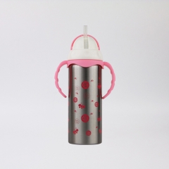 3 in 1 Insulated Stainless Steel Baby Feeding Bottle 180ml/240ml