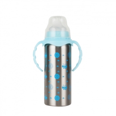 240ml Stainless Steel Double Wall Vacuum Thermos Baby Bottle