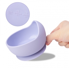 Food Grade Silicone Baby Feeding Suction Bowl with Spoon