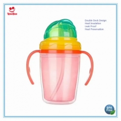 250ml Double Wall Baby training Water Bottle