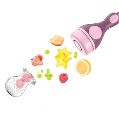 Ice Cream Shape Silicone Food Feeder Teether for Infant